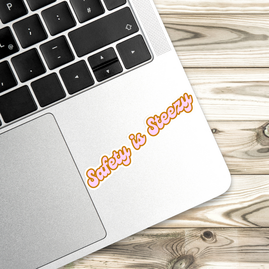 Safety is Steezy Sticker - Retro